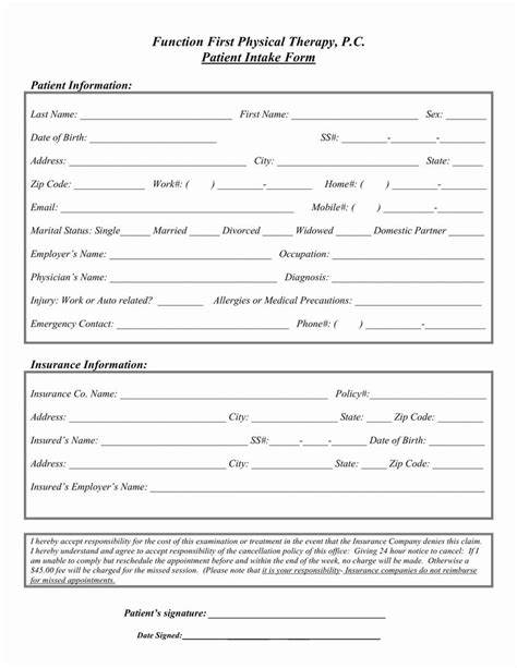 Medical Intake Forms Template New Free Massage Intake Forms Effect Template Therapy Clients