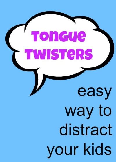 Preschool Tongue Twisters Nanny S Nest Preschool Activity Center It S
