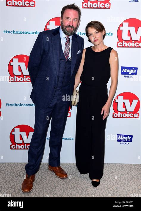 Lee Mack And Sally Bretton Attending The Tv Choice Awards At The