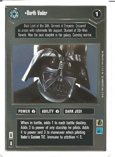 1995 star wars customizable card game: Star Wars Customizable Card Game Review | Board Game Reviews by Josh