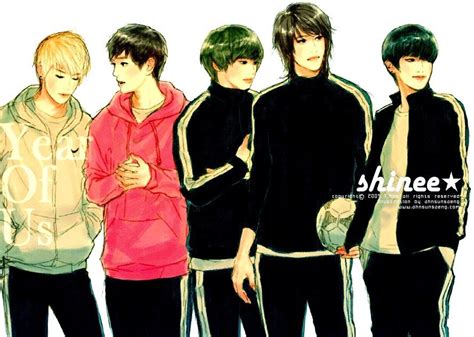 Shinee Animes Jonghyun Shinee Choi Minho Kpop Fanart Image Boards