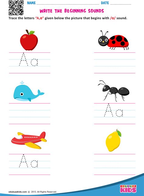 WRITE THE BEGINNING SOUNDS | Kindergarten phonics worksheets, Beginning sounds worksheets, Kids 