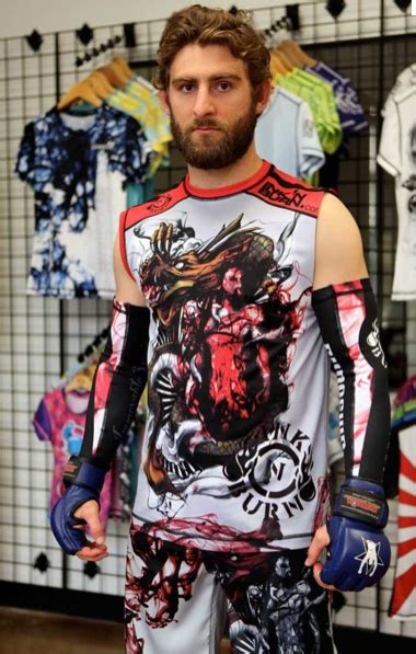 Brett Cooper Mma Fighter In Fudoshin Shirt 4arms And Shorts By Inknburn Cool Outfits