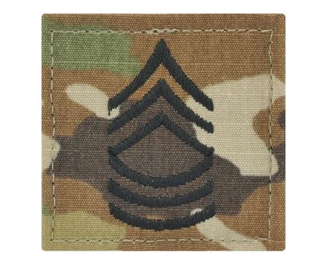 Us Army Master Sergeant Rank Ocpscorpion With Hook And Loop