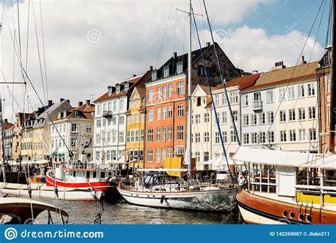 Copenhagen Harbor Views On A Summer Day Stock Image Image Of Denmark