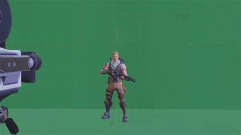Fortnite Battle Royale Player Expertly Utilizes In Game Green Screen
