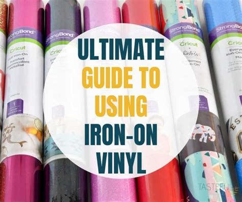how to use iron on vinyl tastefully frugal