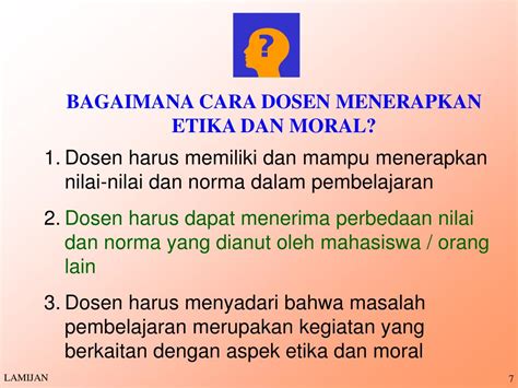 Ppt Etika Dan Moral Dalam Pembelajaran Powerpoint Presentation Free