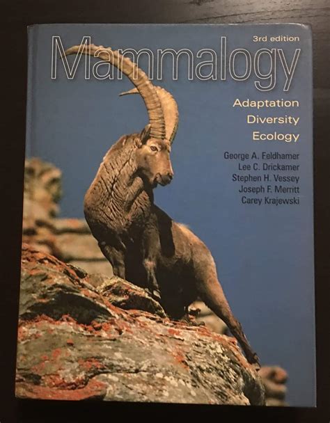 3rd Edition Mammalogy Adaptation Diversity Ecology Zoochat