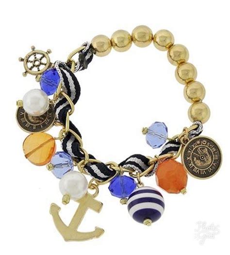 Juliettes Jewels Nautical Stretch Bracelet | Charm bracelet, Unique jewelry, Jewelry finding