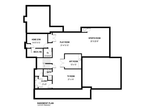 Floor Plan With Basement Home Improvement Tools