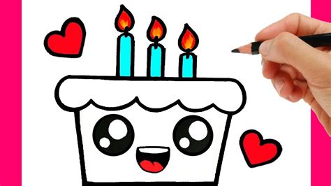 Cute Happy Birthday Drawings Easy Drawing Tutorial Easy Images And