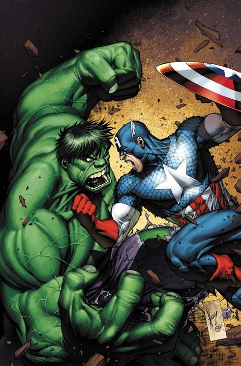 Marvel Cover Art For The Incredable Hulk Vs Abomination