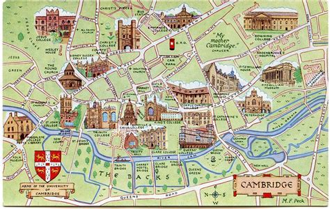 Map Of Cambridge Colleges Zip Code Map