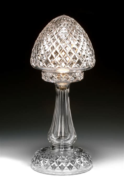 Antique Diamond Cut Glass Table Lamp Richard Gardner Antiques