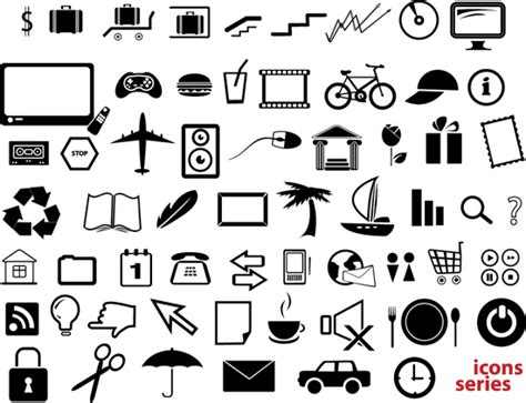 Simple Icons Vector Vectors Graphic Art Designs In Editable Ai Eps