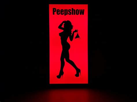 Lighted Sign Amsterdam Red Light District Peepshow Catawiki