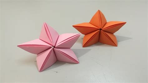 Cómo Hacer Una Estrella De Papel Origami Fácil Estrella Diy Youtube