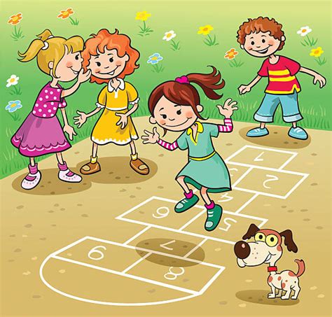 Royalty Free Hopscotch Clip Art Vector Images And Illustrations Istock