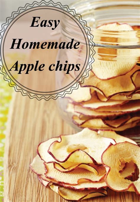 Easy Homemade Apple Chips Recipe Snacks Apple Chips Food