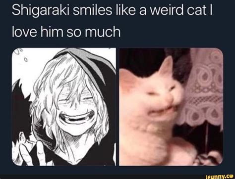 Shigaraki Smiles Like A Weird Cat I Love Him So Much My Hero Academia Memes Hero My Hero