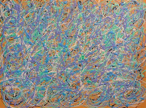 Artist Greg Herzog Paints First Contemporary Abstract