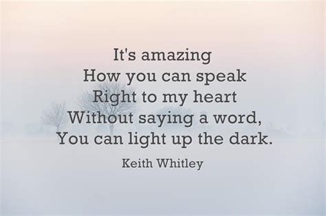 When You Say Nothing At All~ Keith Whitley Great Song Lyrics Country