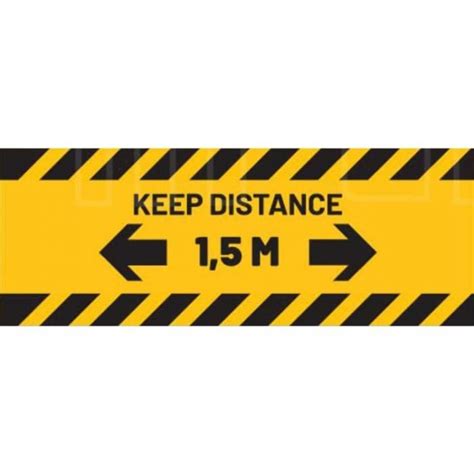 Keep Distance Plate Sign Board Manufacturer And Supplier Signage