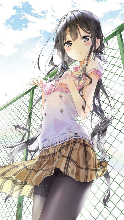 Beautiful Anime Girl With Skirt
