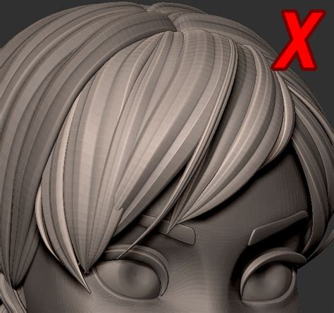 Guide Sculpting Stylized Hair In Zbrush Zbrush Stylized Sculpting Images
