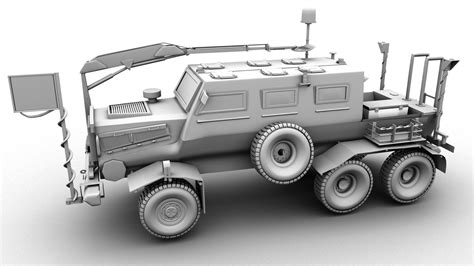 Army Truck 3d Model Cgtrader