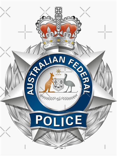 Australian Federal Police Emblem Sticker By Premiumdesign21 Redbubble