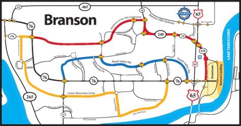 Color By The Numbers To Get Around In Branson Like A Pro The Branson