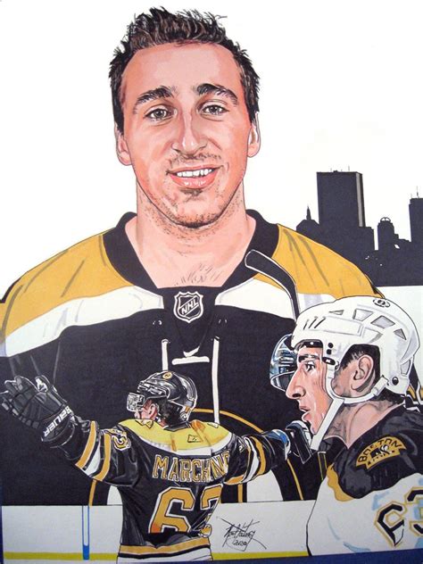 This Is An Illustration I Did In 2012 Of Boston Bruins Brad Marchand