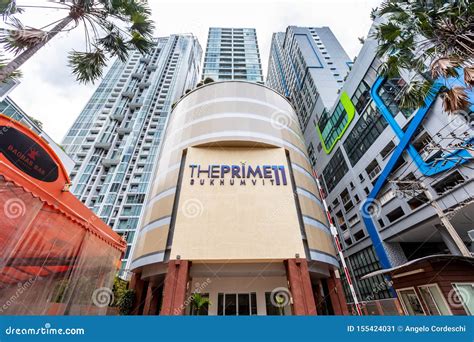 The Prime 11 Sukhumvit Condo. Skyscraper Building with Apartments for