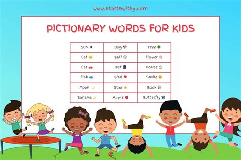 Pictionary Words For Kids Boost Creativity And Communication Skills