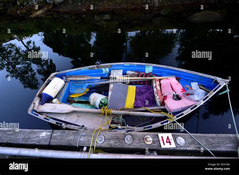 Small Dock With Boat Tied Up Hi Res Stock Photography And Images Alamy