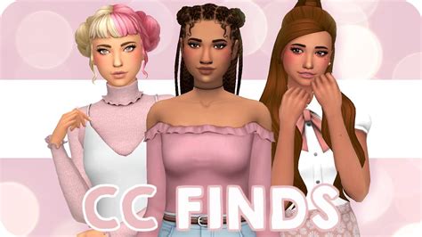 Best Cc Finds Sims 4 Custom Content Haul Maxis Match Youtube