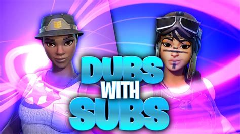 Playing Fortnite With My Subscribers Dubs With Subs Youtube