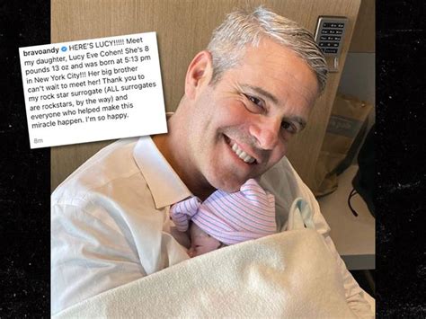 andy cohen welcomes a daughter named lucy thanks rockstar surrogate hot lifestyle news