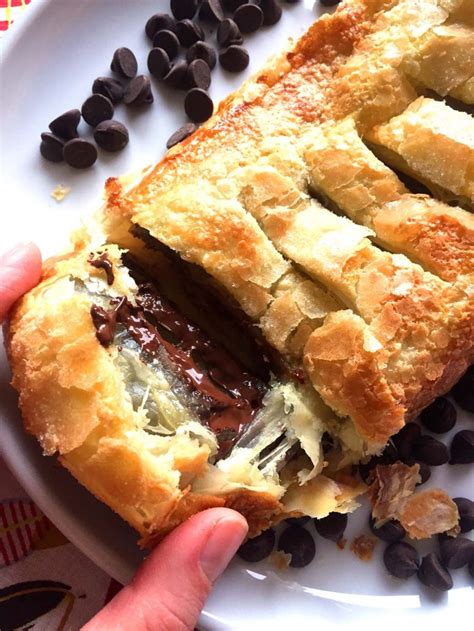 Chocolate Filled Puff Pastry Recipe