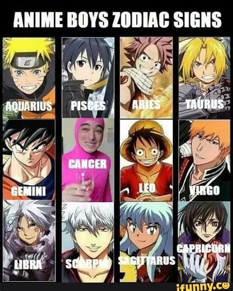 Anime Zodiac Signs 7 Your Role In The Anime World Wattpad
