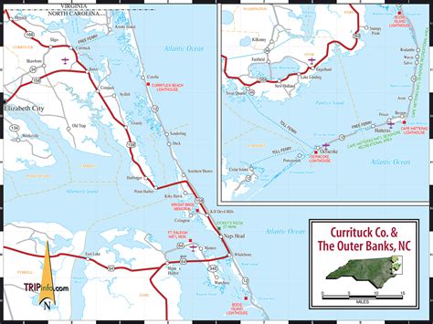 Outer Banks Road Map