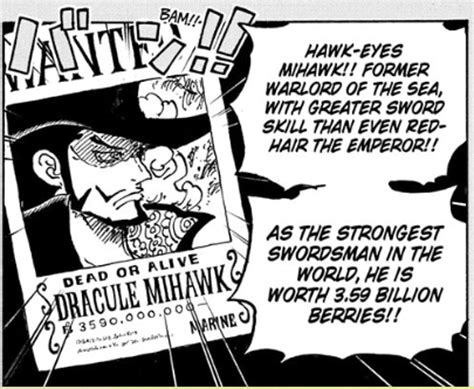 Manga One Piece Confirms Mihawk Is More Dangerous Than Luffy But Not Shanks Mangahere Lol