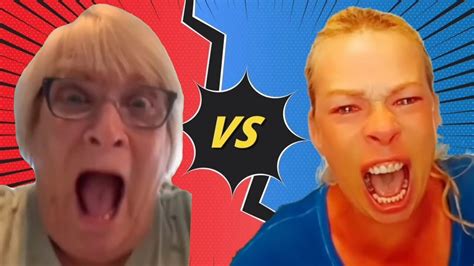 screaming grandma vs screaming lady youtube