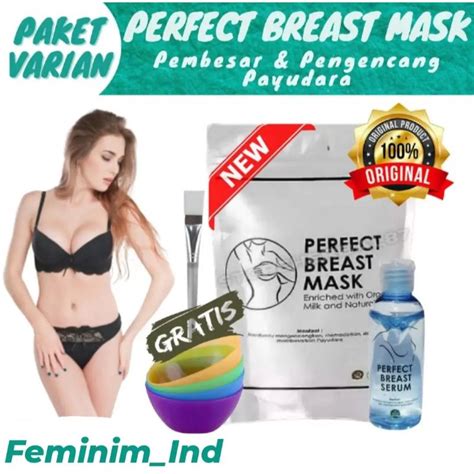 jual perpect breast mask best seller pembesar dan pengencang payudara original indonesia