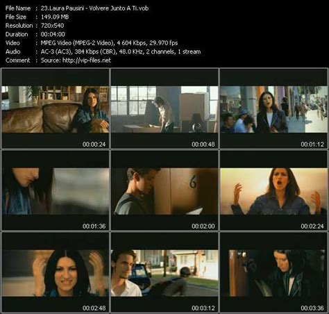 Laura Pausini Volvere Junto A Ti Descargar Hq Vob Vídeo Musical De
