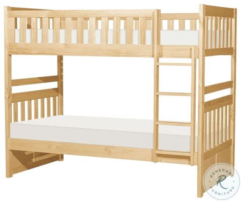 Bartly Pine Twin Over Twin Bunk Bed From Homelegance Coleman Furniture