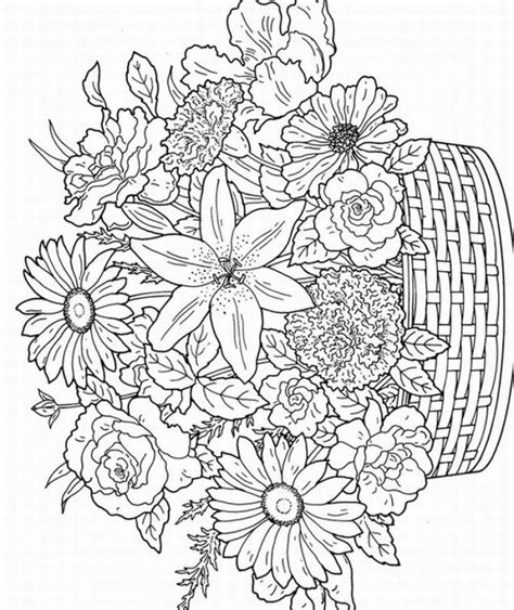 Free printable fun worksheets all genre. Beautiful Spring Coloring Pages For Adults - Coloring ...