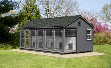 Commercial 12x22 Dog Kennel | The Dog Kennel Collection